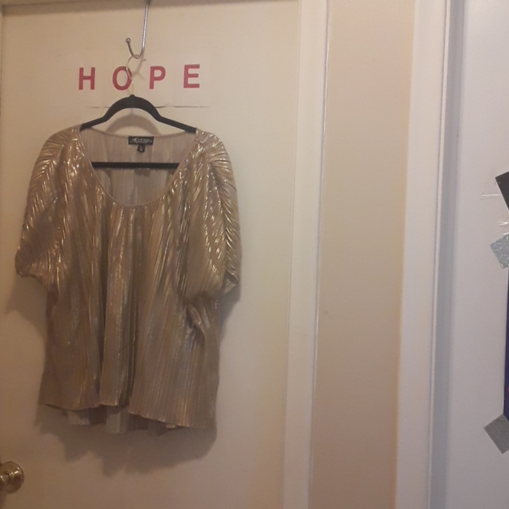 ❤Gold Metallic Top❤